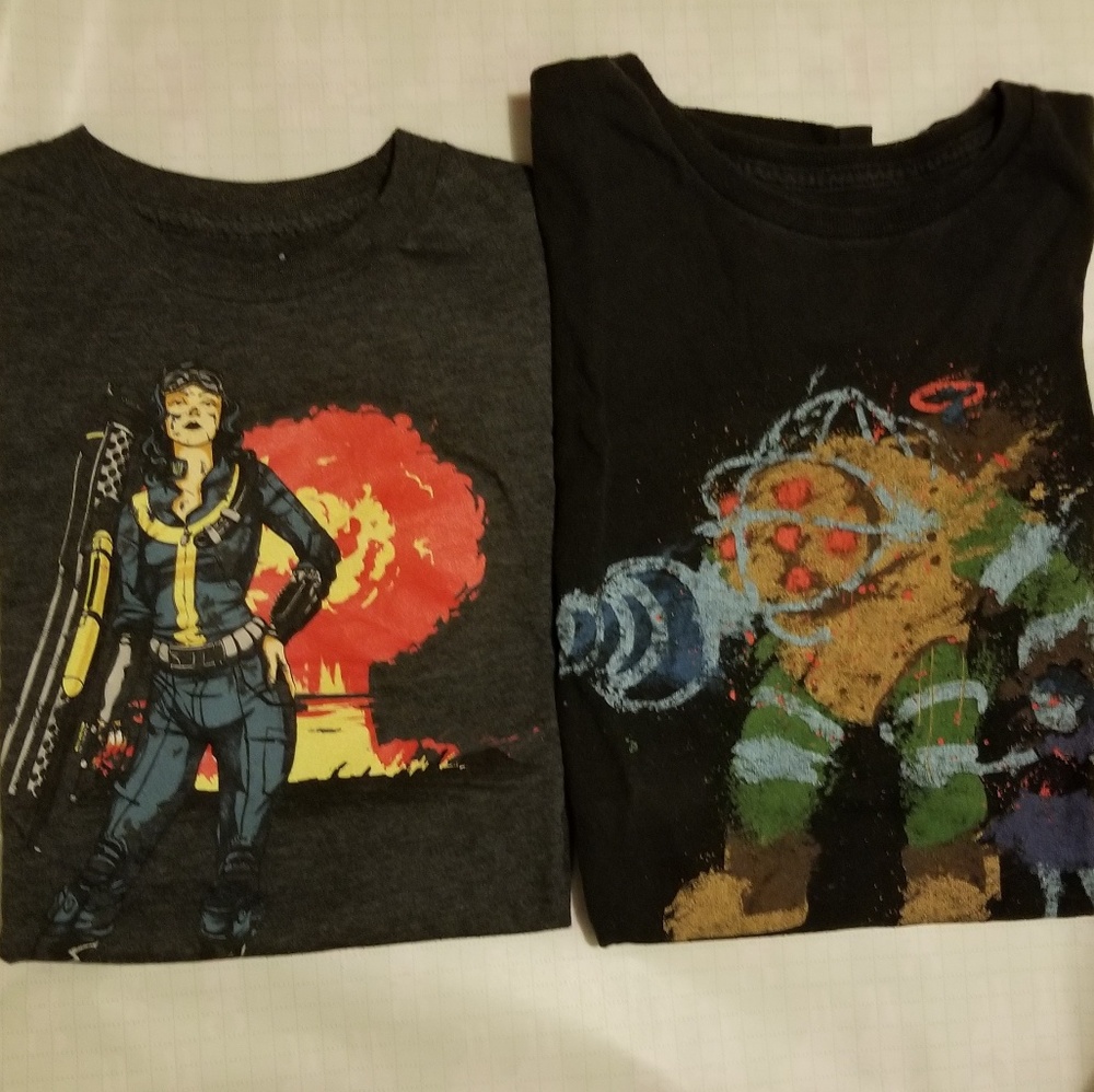 ✿  Fallout, Bioshock Graphic Tees